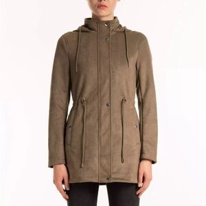 Zara Olive Utility Jacket with Hood